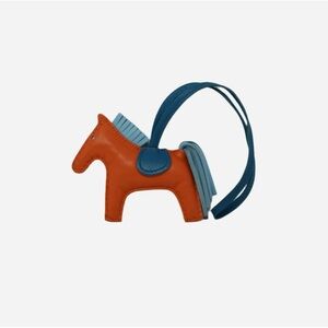 Hermes Leather Orange Rodeo PM